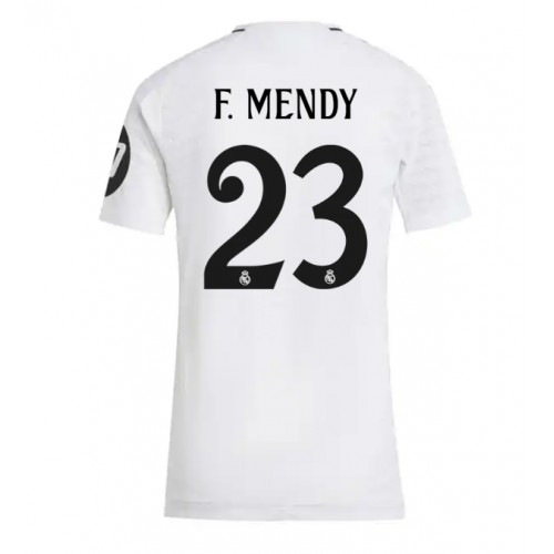 Fotbalové Dres Real Madrid Ferland Mendy #23 Dámské Domácí 2024-25 Krátký Rukáv